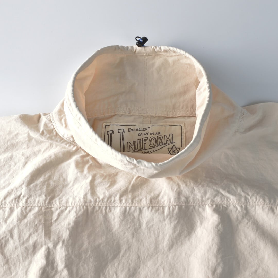 快晴堂 カイセイドウ HAYATE マリンデッキクルーヤッケ・アッシュアイボリー【送料無料】