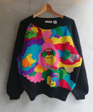 1980s K-FACTORY BY NOBUO IKEDA  DESIGN SWEATER