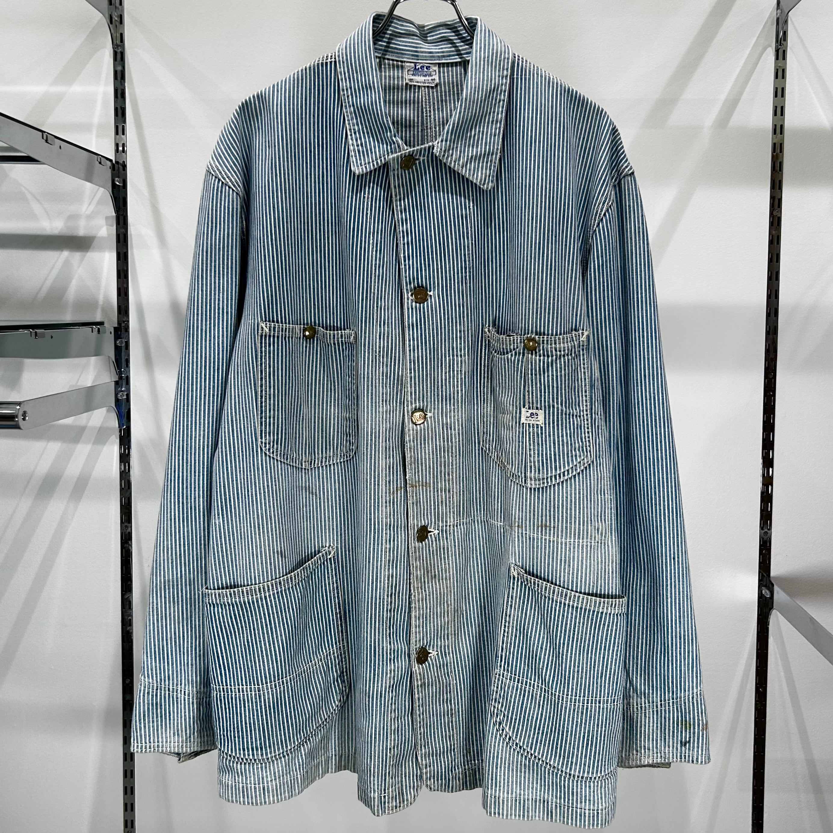 40s Lee 98-J Hickory Stripe Coverall 40年代 リー ヒッコリー