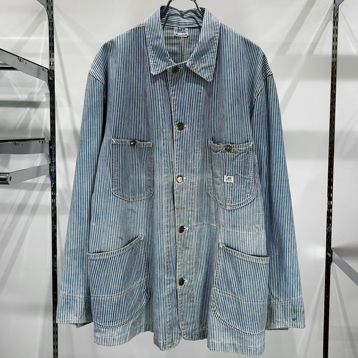 40s Lee 98-J Hickory Stripe Coverall 40年代 リー ヒッコリー 