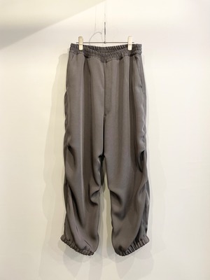 T/f G5 acetate twill easy baggy pants - forest