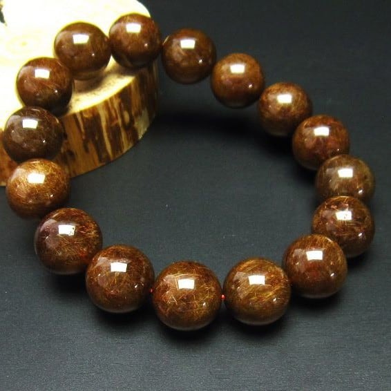 ブロンズルチル ブレスレット 13mm  111-2622