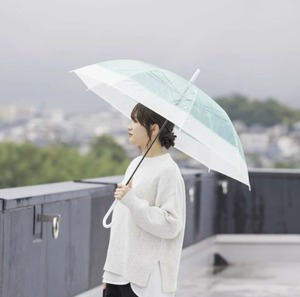 EVA　切り継ぎデザインビニール傘　60cm　傘　雨傘