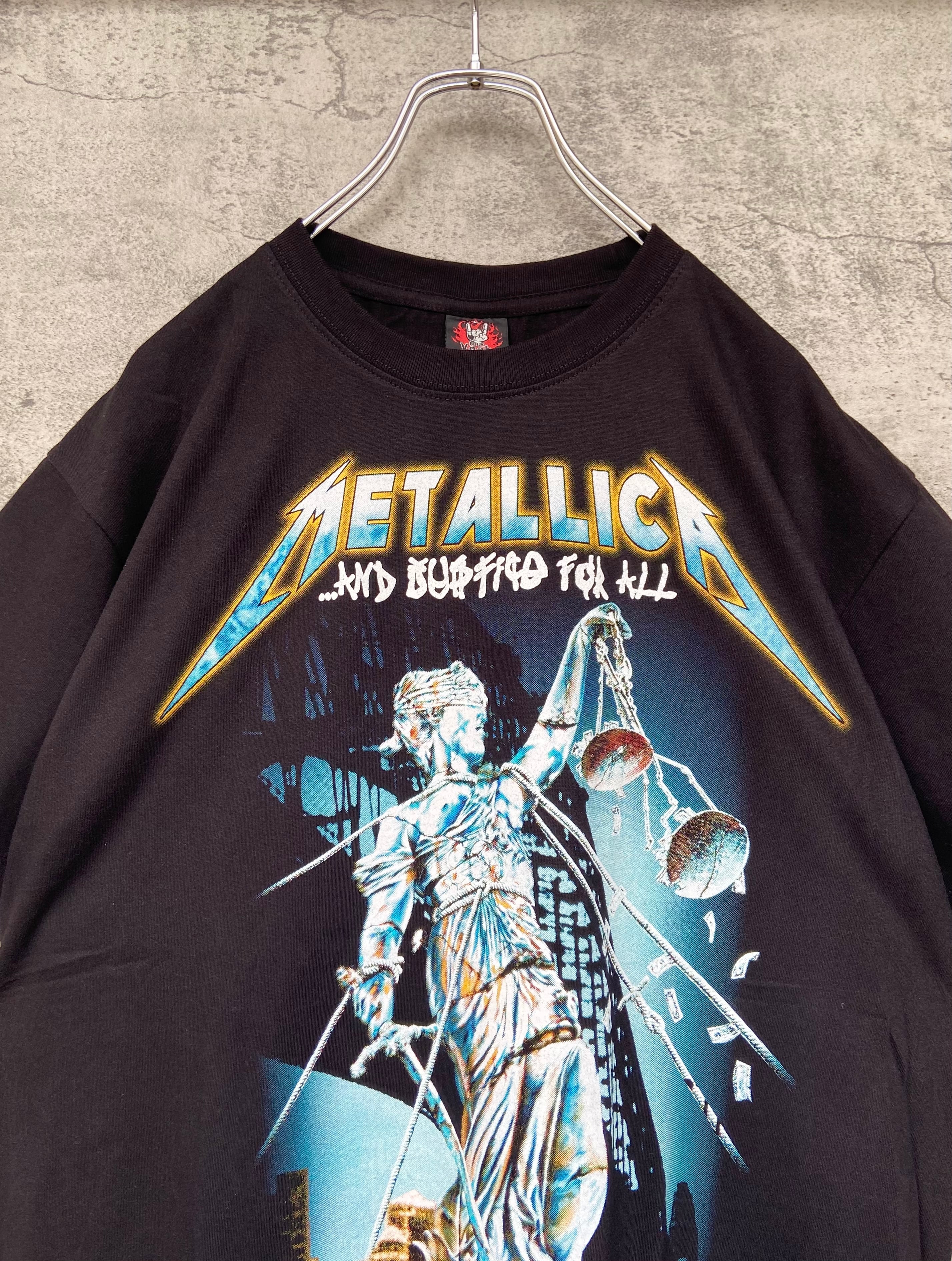 新品 バンド Tシャツ メタリカ METALLICA ジャスティス ジャスティンビーバー