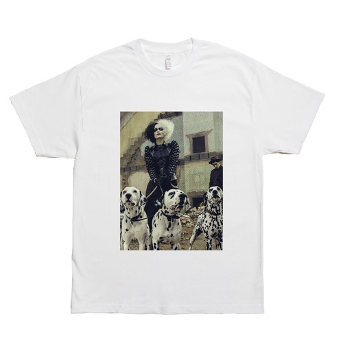 Cruella De Vil　(101)  S/S Tee  (white)