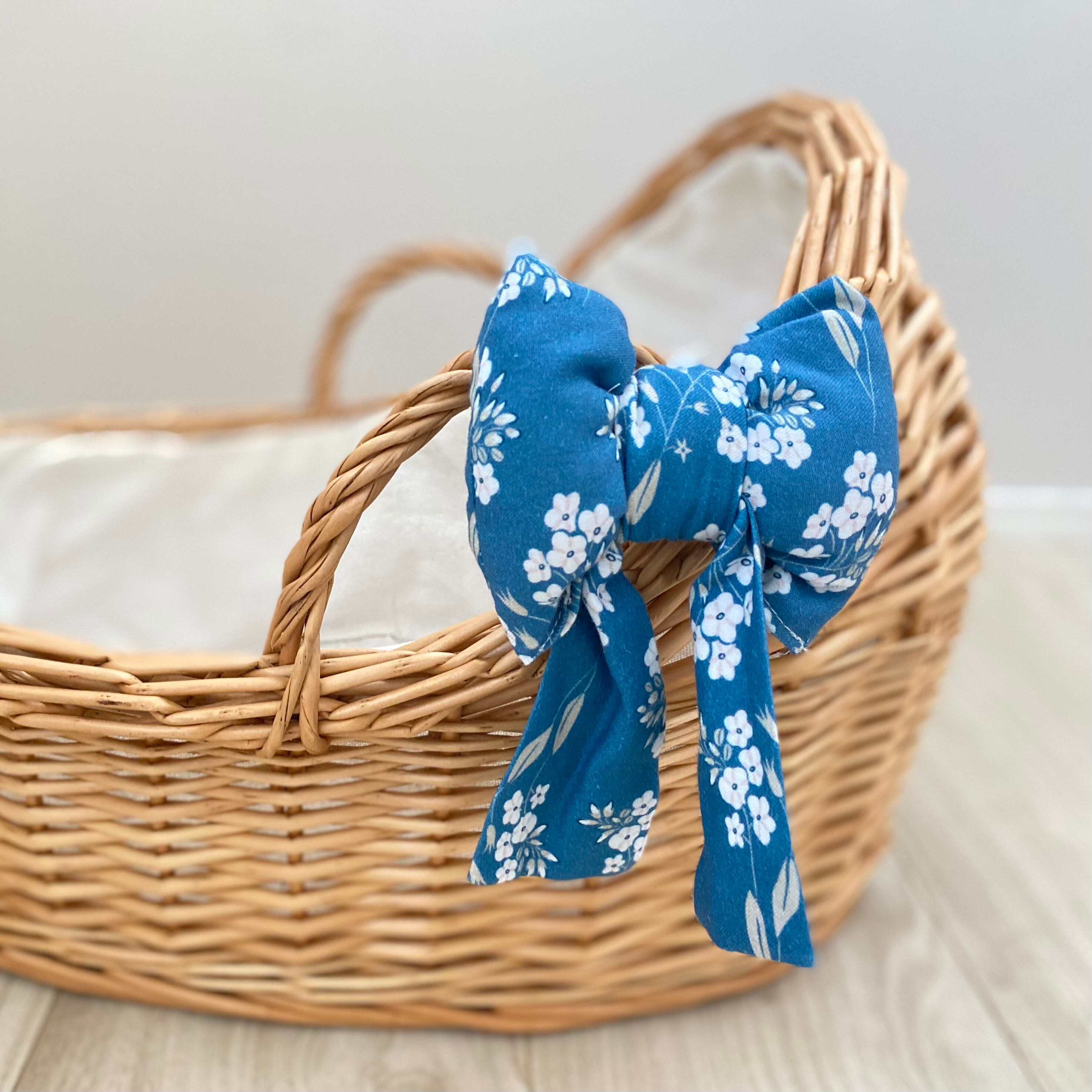 【即納】りぼん(ブルー花柄)