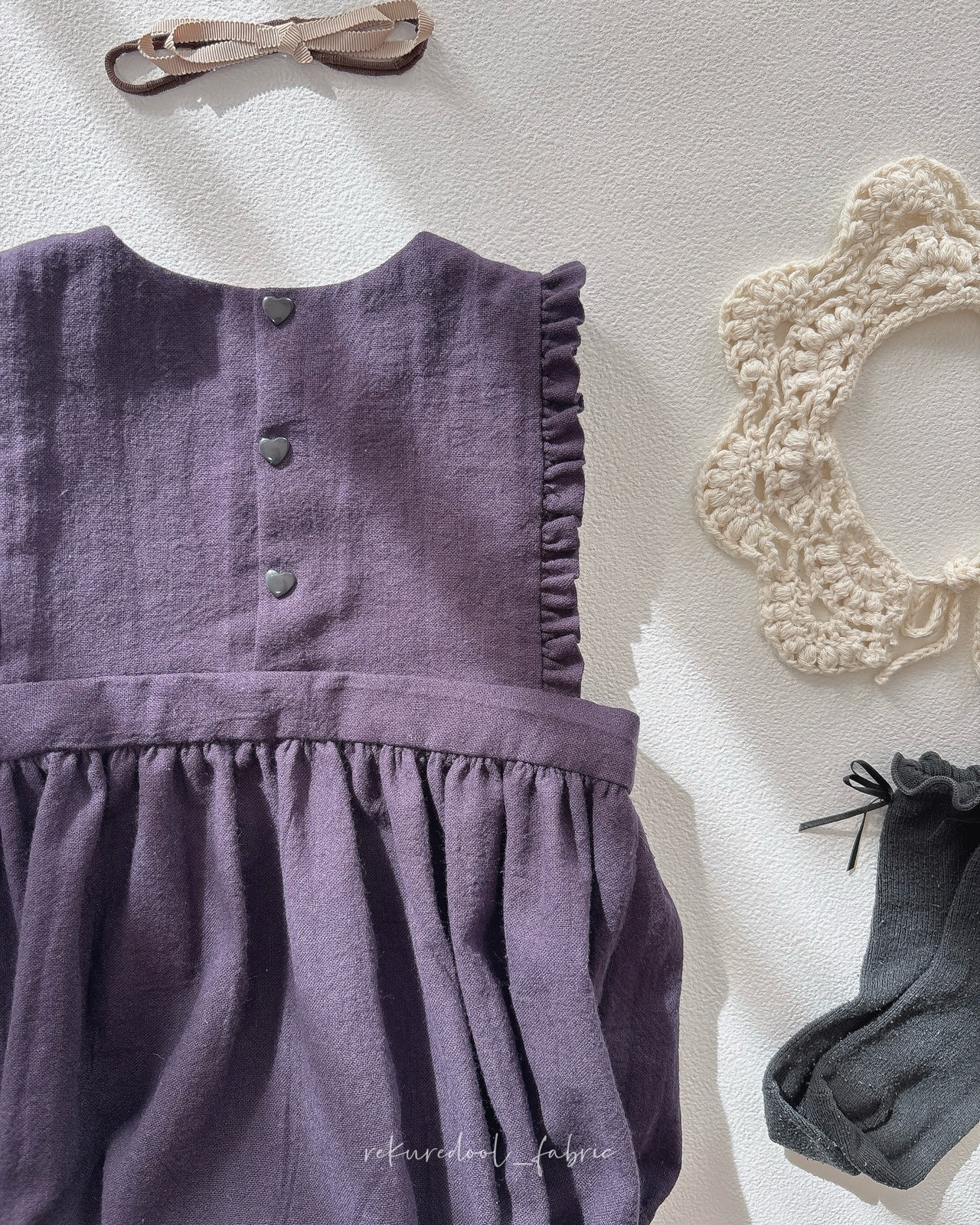 Cdr145◆オーダー販売1m単位◆コットンリネン混タンブラーワッシャー生地◆製作事例あり