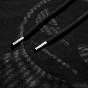 【HIPANDA ハイパンダ】レディース フーディー スウェット WOMEN'S RUBBER PRINT HOODIE SWEAT SHIRT  / BLACK