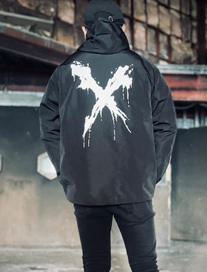 『X』shell hoodie