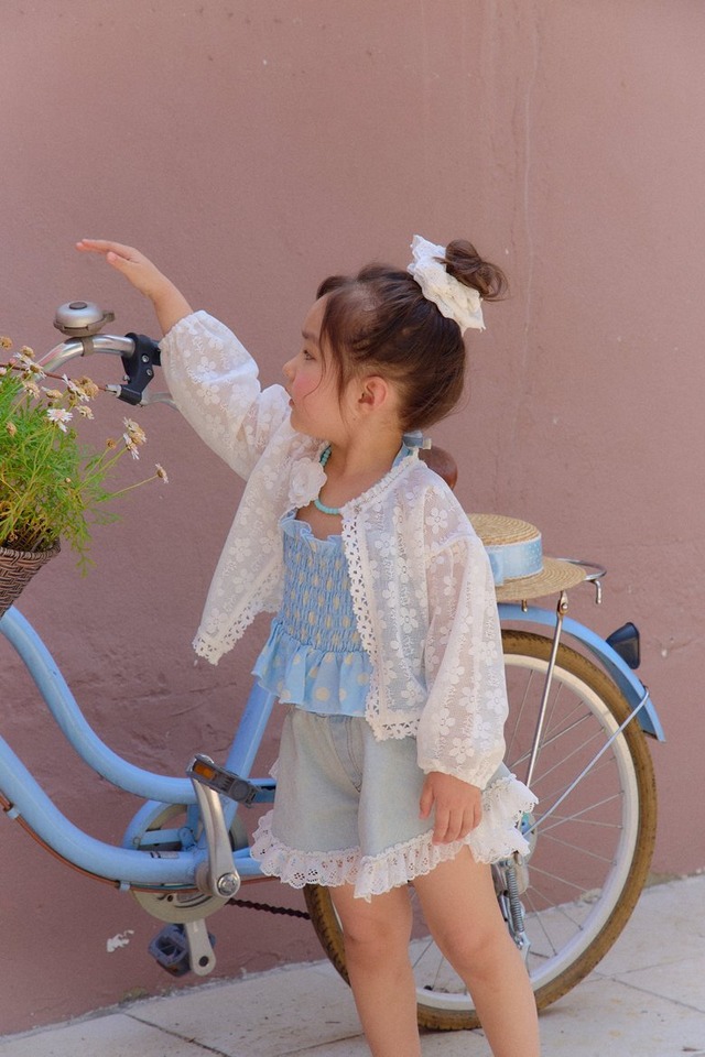 【5/9〆予約】<chouchoushasha>  Lace cardigan