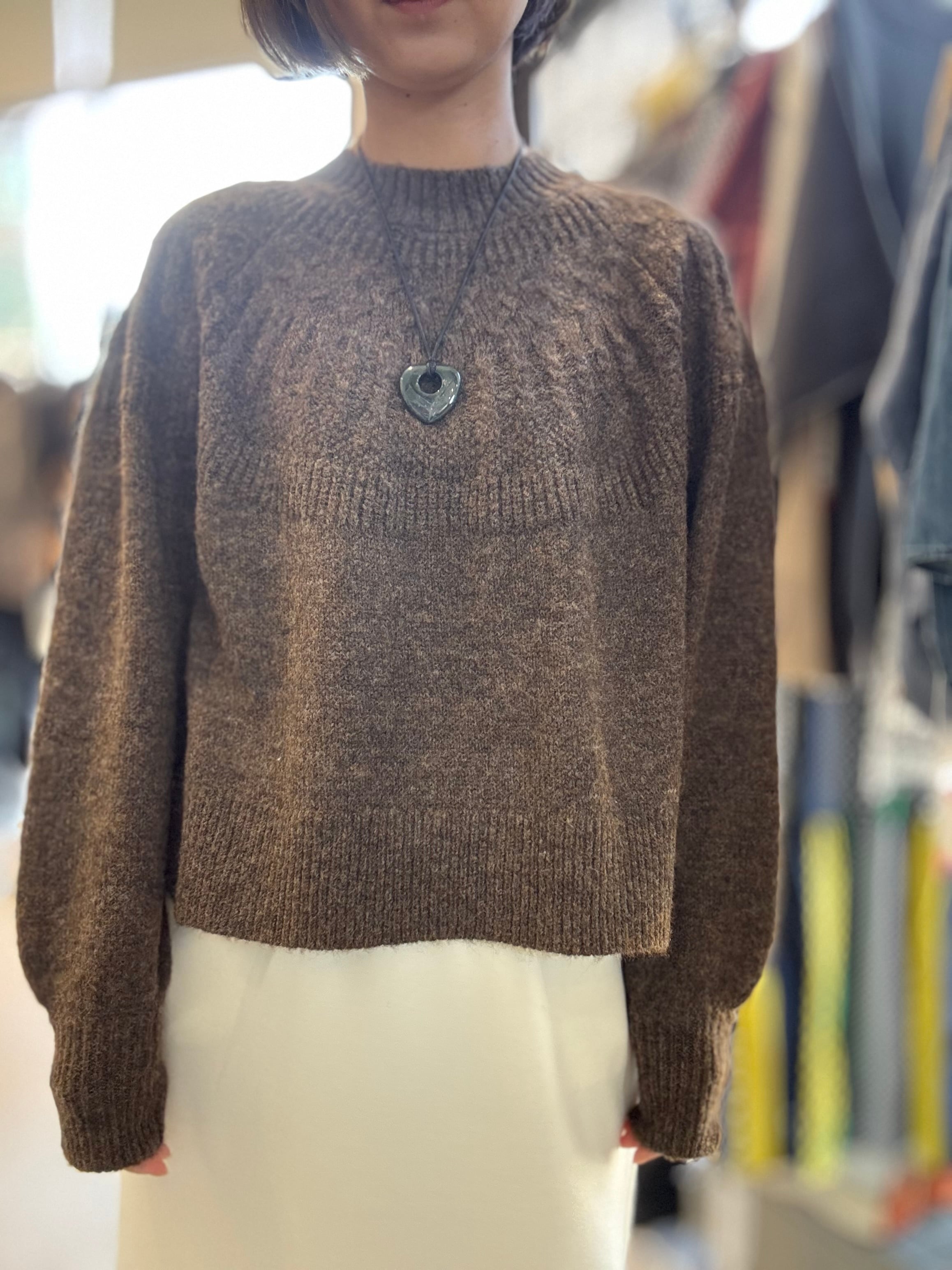 【SELECT】単色フェアアイル柄シンプルPO