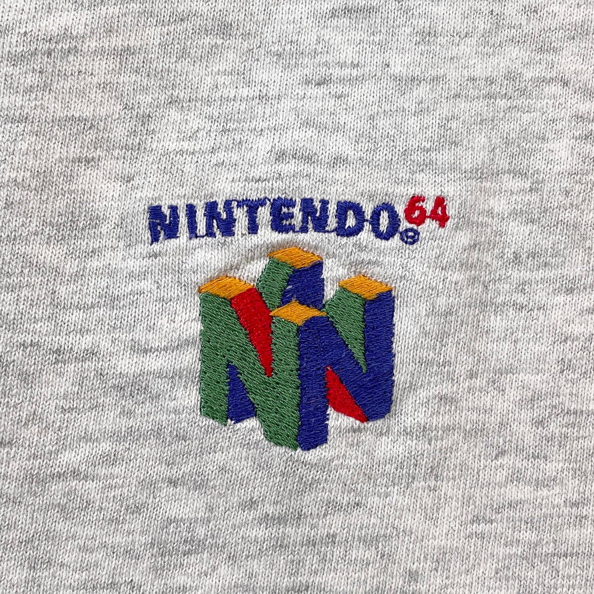 90年代 USA製 NINTENDO 64 ニンテンドー ゲームロゴ刺繍 ヘンリー