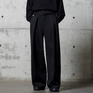 Belted High Waist Pants【TR3272】