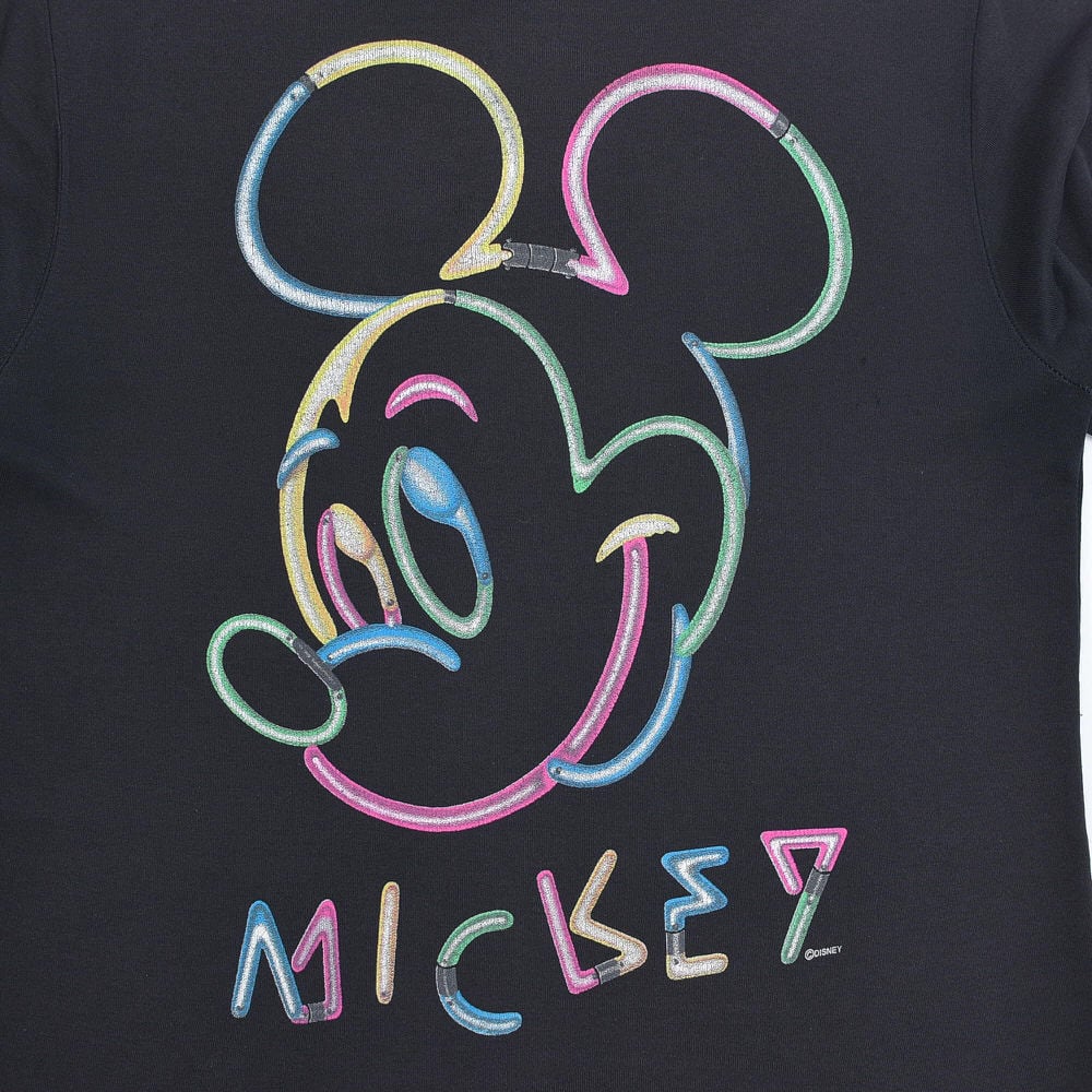 90s MICKEY UNLIMITED ミッキーアンリミテッド Disney ネオン プリント