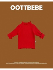 韓国子供服 / 26winter / oottbebe / セリーヌリブフレアT / ベビー&キッズ / 冬服 *XS~XL*