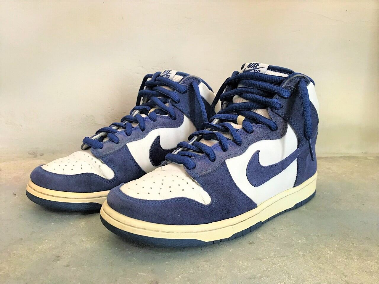 2005 NIKE DUNK HIGH PRO SB BLUE/WHITE "KENTUCKY"