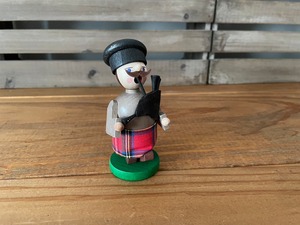バグパイプ奏者の小さなオブジェ