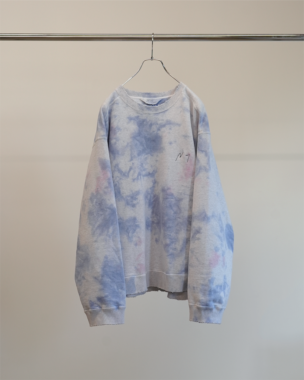 ANCELLM / MARBLING SWEAT SHIRT(NAVY) | THE MODERN AGE