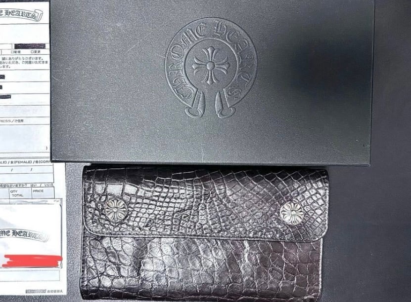 CHROME HEARTS クロムハーツ WAVE ウェーブ アリゲーター クロコ CHROME HEARTS クロムハーツ WAVE ウェーブ アリゲーター クロコ