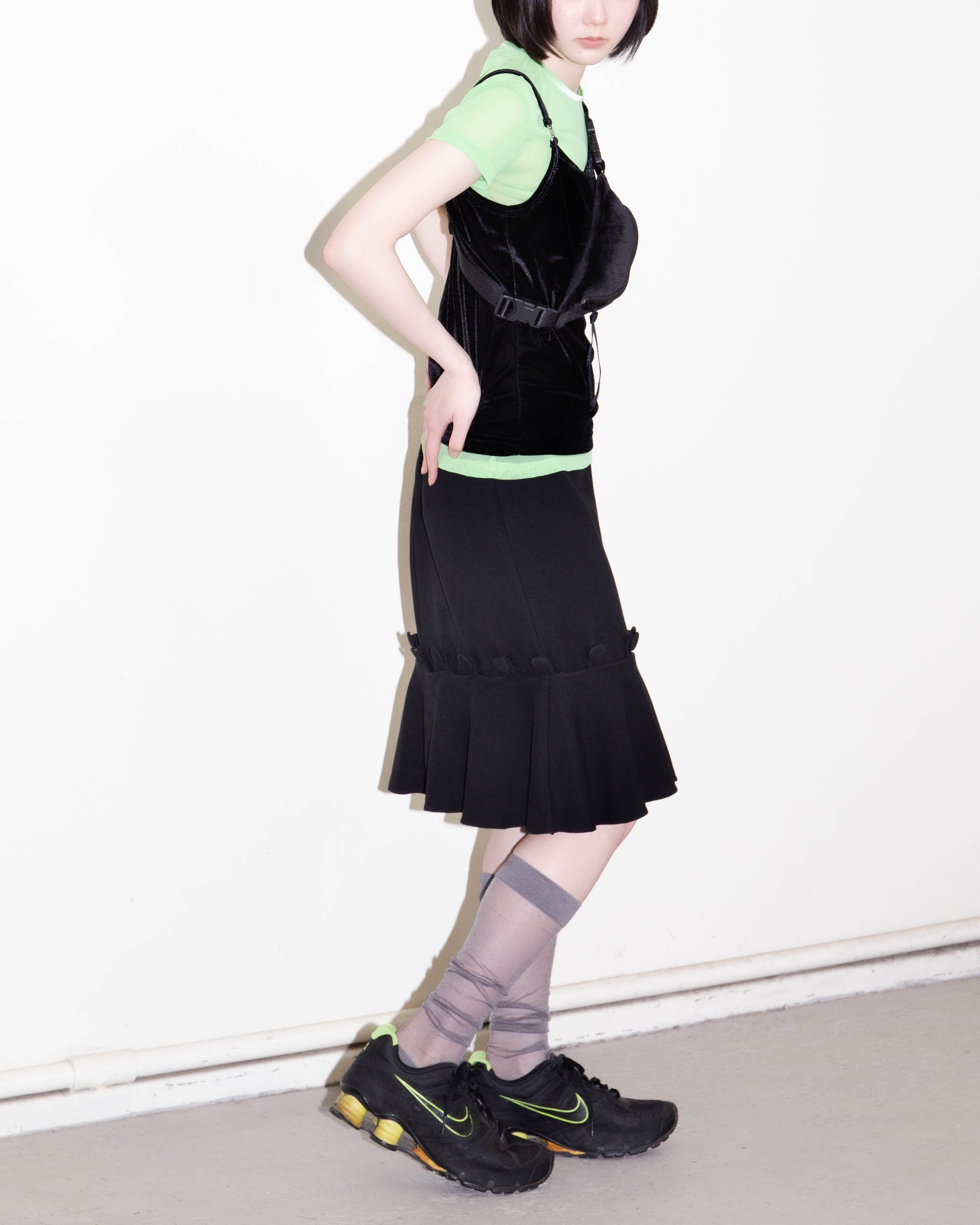 スカート John Galliano Skirt early 2000s John Galliano - detachable flounce hem skirt | LUIK FINN