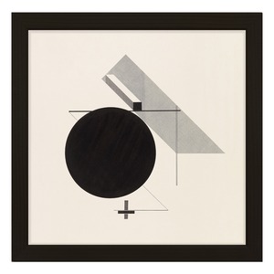 [額縁付き] Proun IV エル・リシツキー アートポスター 223×223mm 天然木 ポスターフレーム 木製 絵画 名画 日本製 APFS113