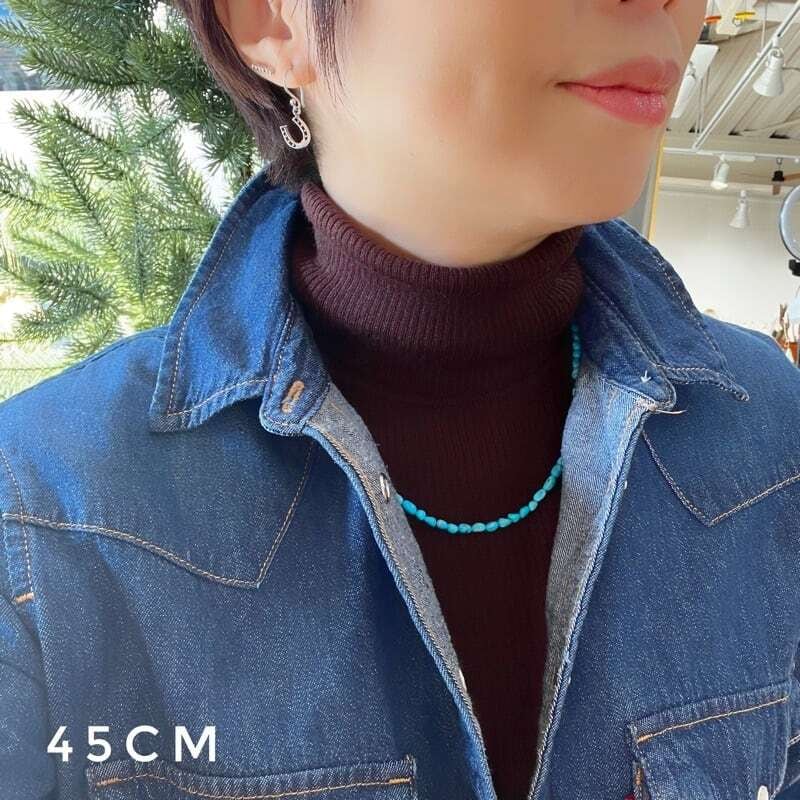 Lagoon Original アリゾナ産 ターコイズ リトル ナゲット 一連