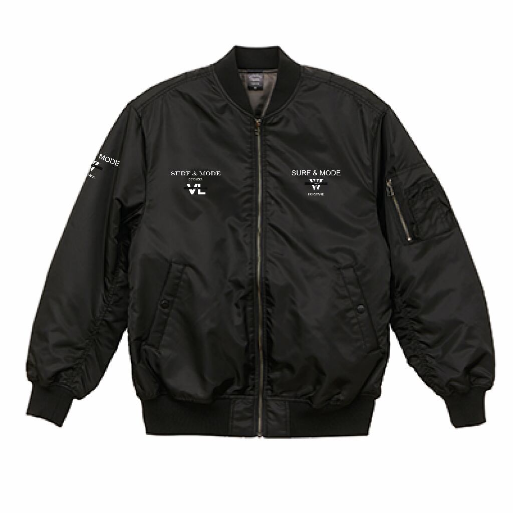 （両面印刷）United Athle タイプ MA-1 ジャケット（中綿入）