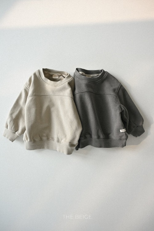 《予約》 the beige ピグメントスウェットシャツ