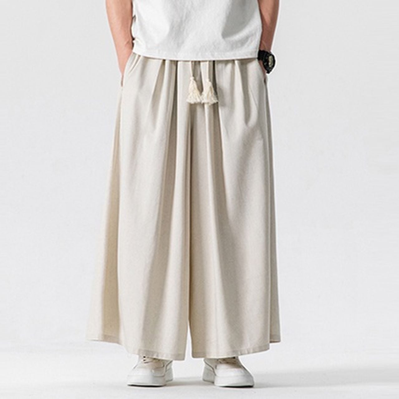 Wide leg casual skirt pants(MT1200)
