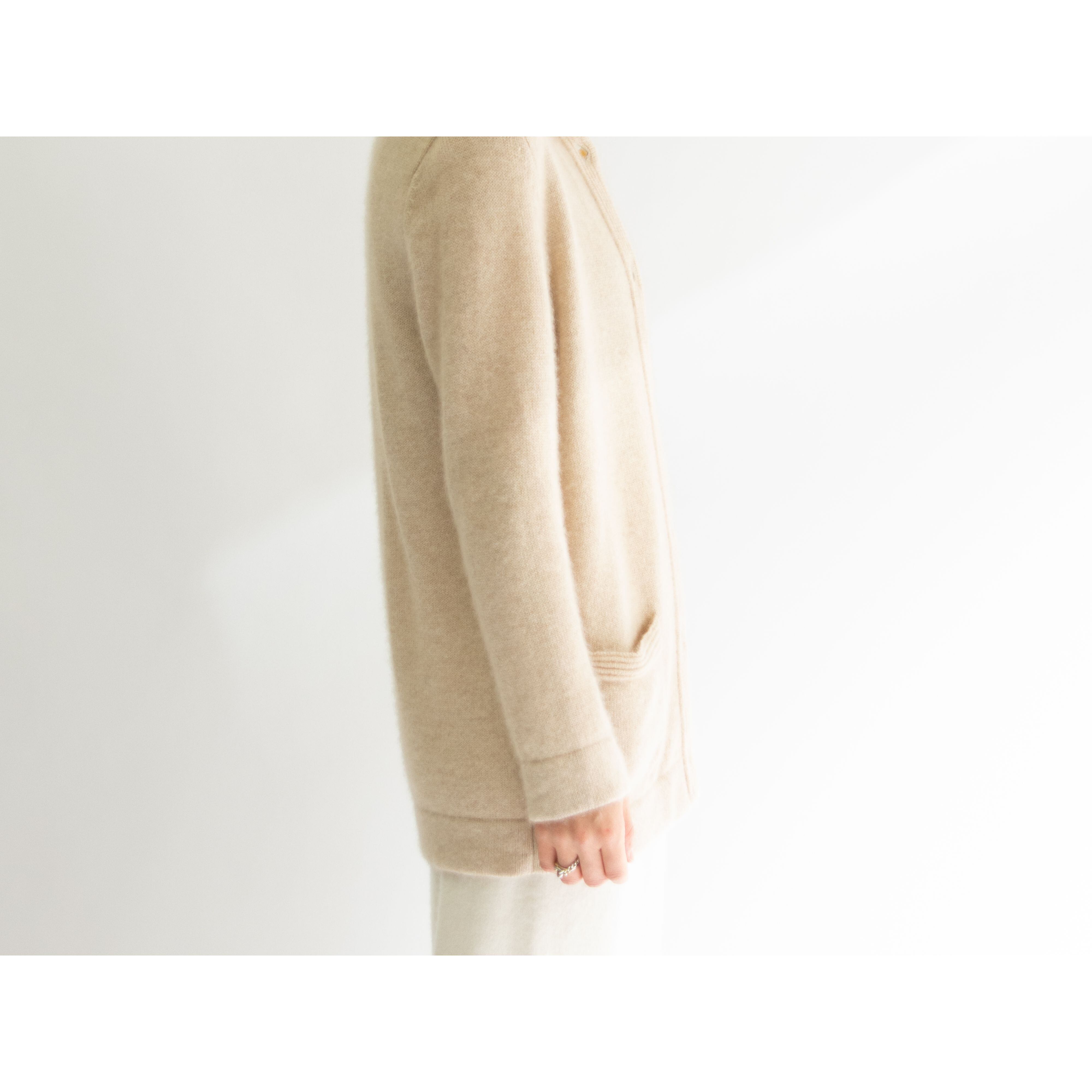 【KING DEER】100% Cashmere Knit Cardigan（カシミヤニットカーディガン）