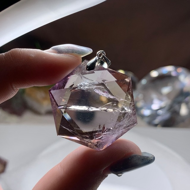 5周年価格☆2.六芒星☆アメトリン ペンダントトップ