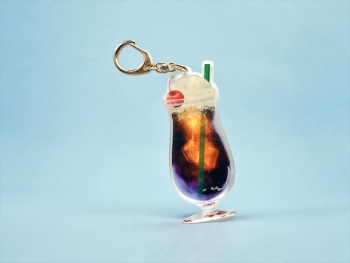 コーヒーフロートキーホルダー