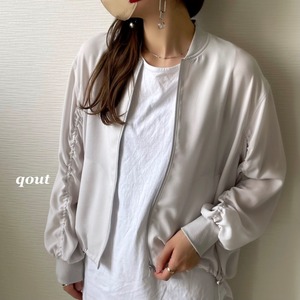 【qout】シフォンブルゾン(88-35208)