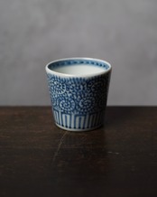 猪口　古伊万里　蛸唐草文　/　江戸後期