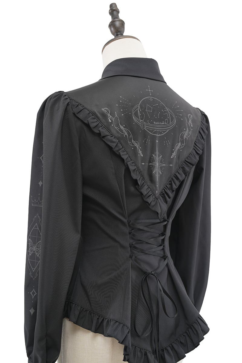 星と蛇と薔薇 ブラウス | HoshibakoWorks