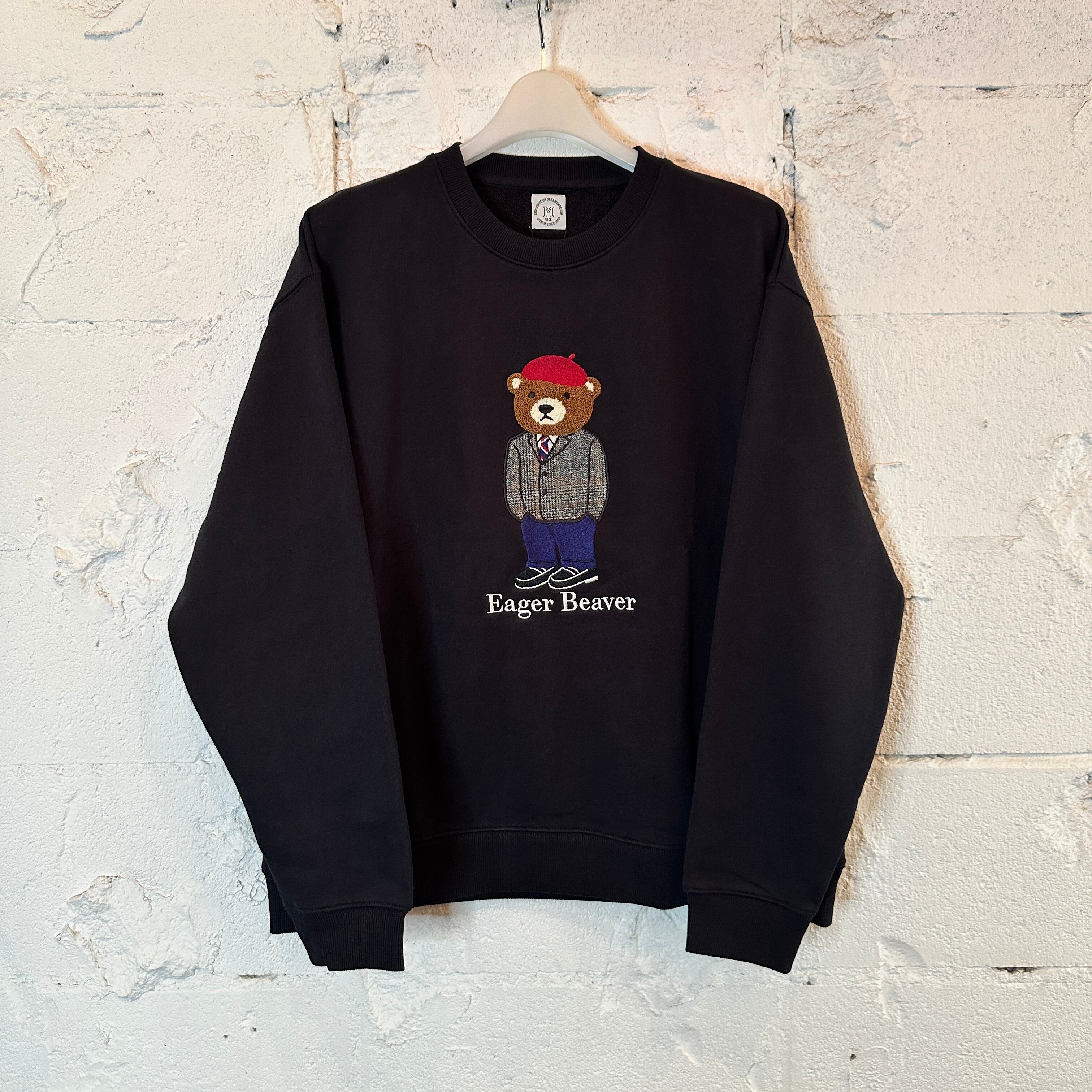 裏毛クマ刺繍スウェット | GLOVEEEK