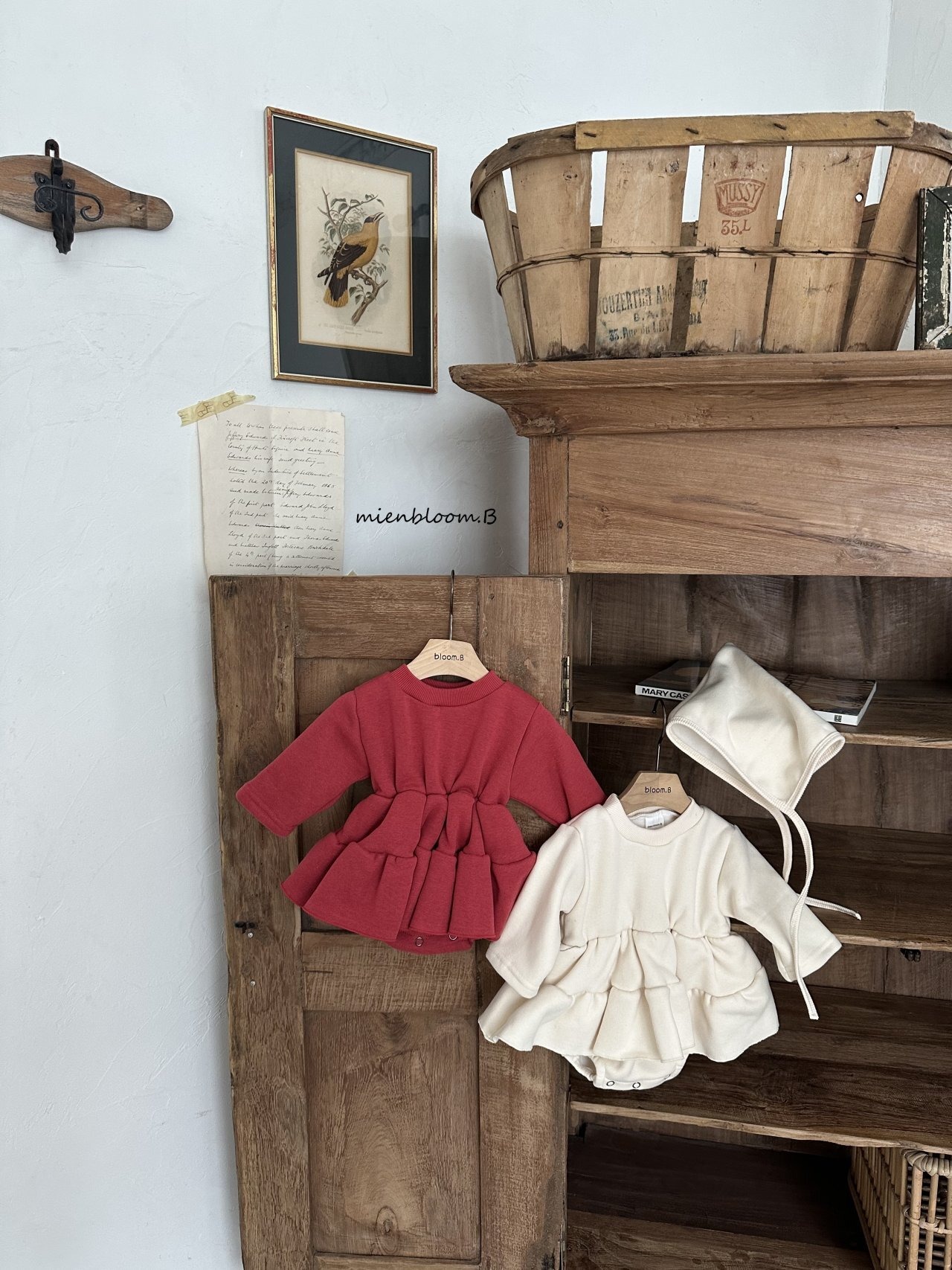 mien bloom B［取寄］chacha suit (bonnet set) 26winter