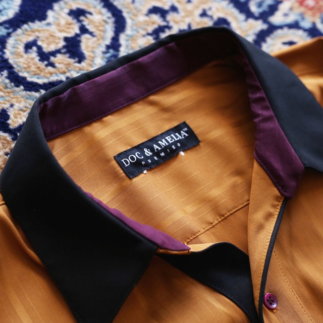 switching design l/s big shirt