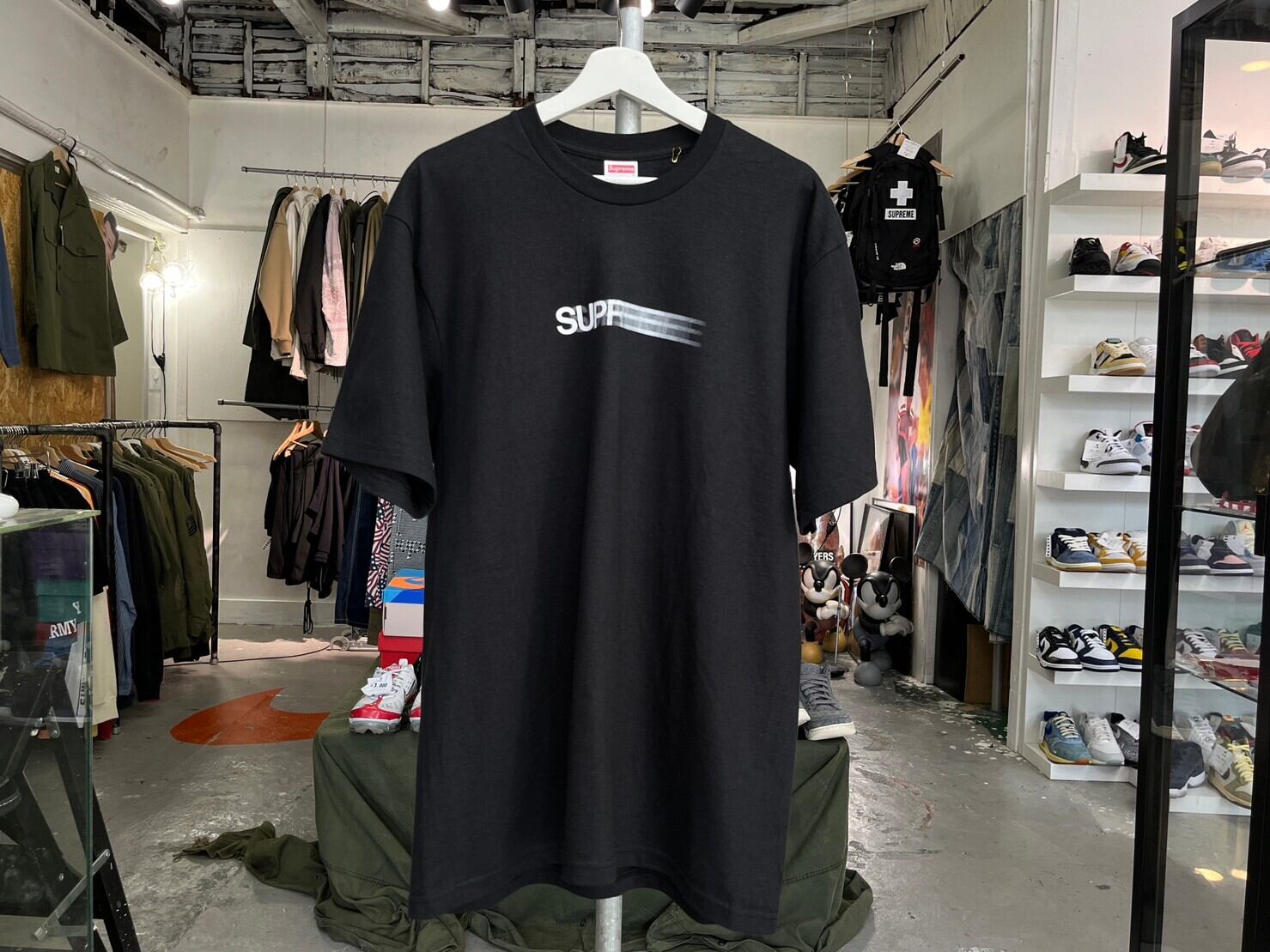 Supreme Motion Logo Tee Black Large - Tシャツ/カットソー(半袖/袖なし)