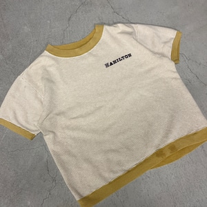 1960s CHAMPION RUNTAG S/S BORDER SWEAT SHIRT "HAMILTON"