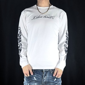 ELDOLADO thorns white long sleeve  【LT035】