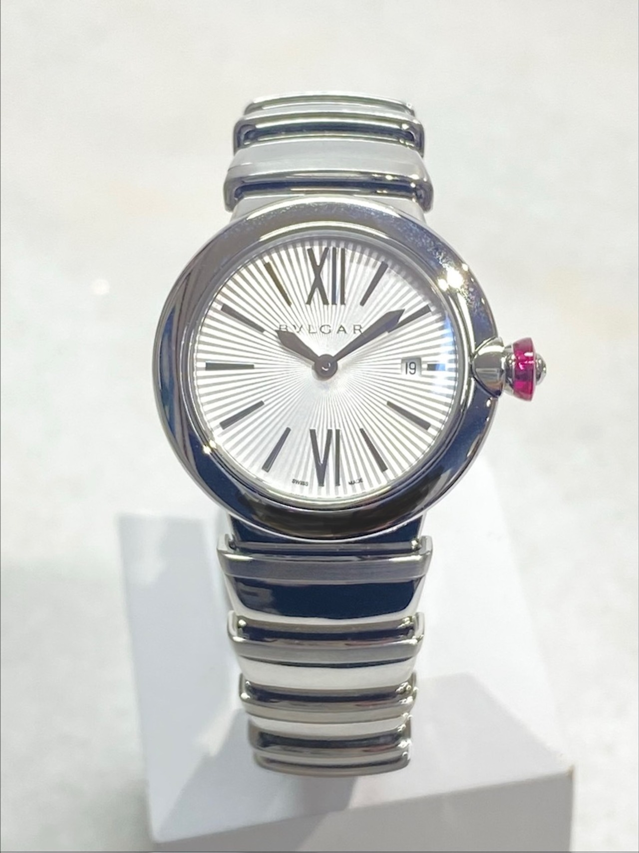 BVLGARI ブルガリ レディース 腕時計 ルチェア LU28C6SSD