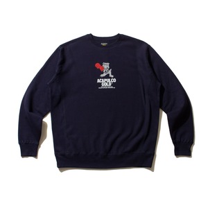 HIT ’EM UP CREW SWEATSHIRT (NAVY)