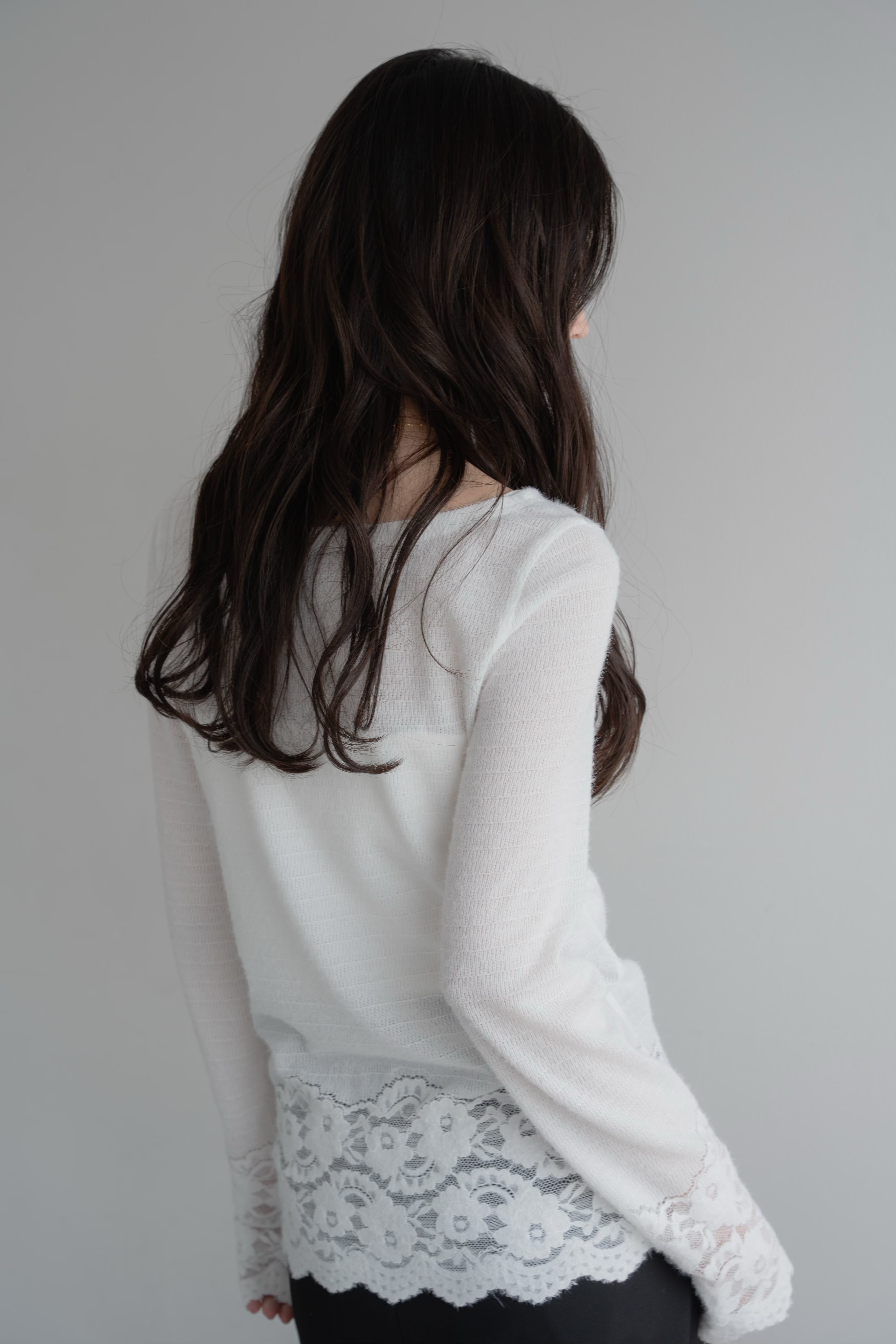 lace sheer knit | philme