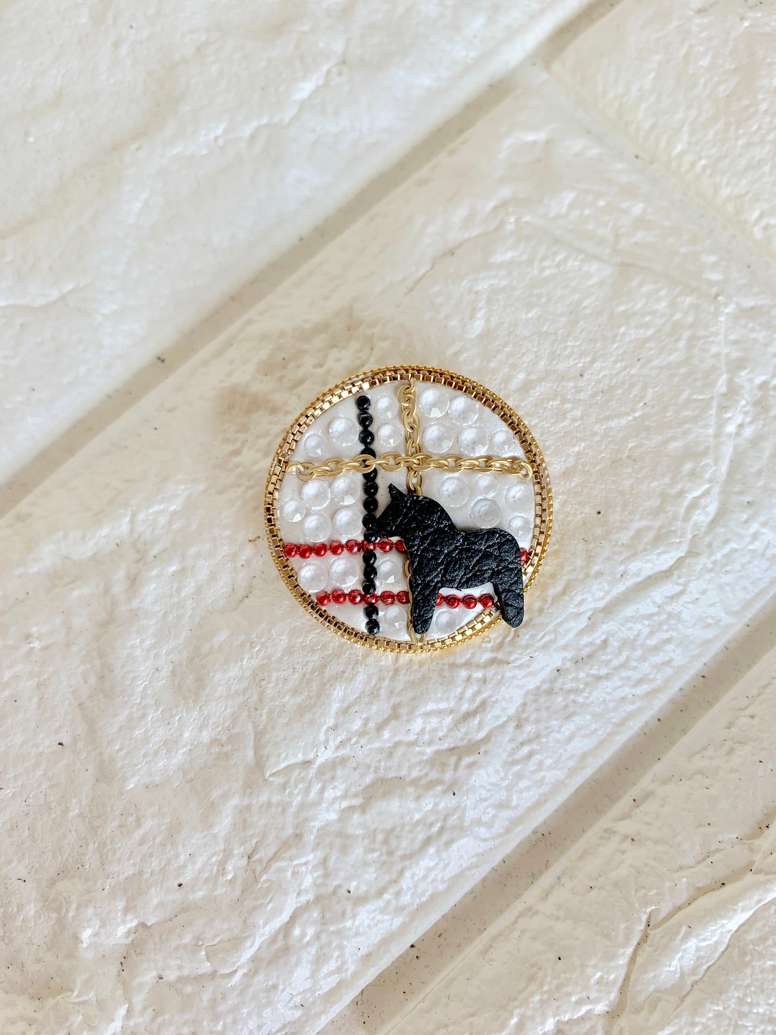 ダーラナホース サークルバッジ