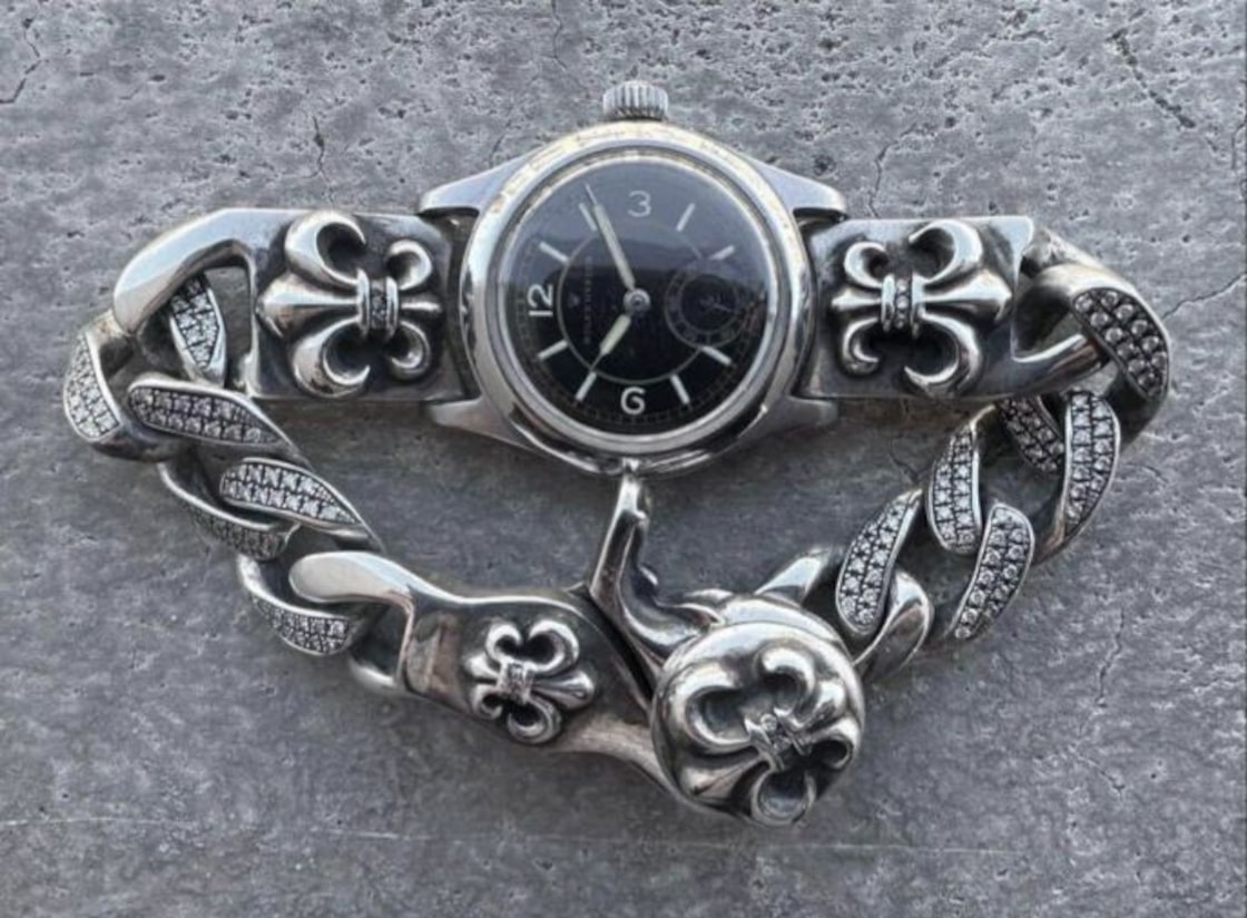 CHROME HEARTS クロムハーツ ロレックス付 ウォッチバンド 
