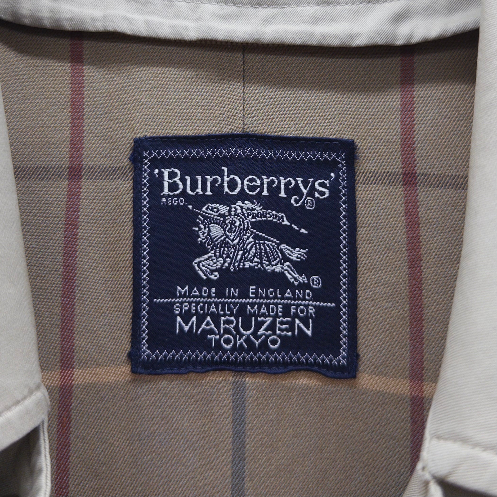 BURBERRYS】1990年製 バーバリー バルマカンコート MARUZEN TOKYO 別注