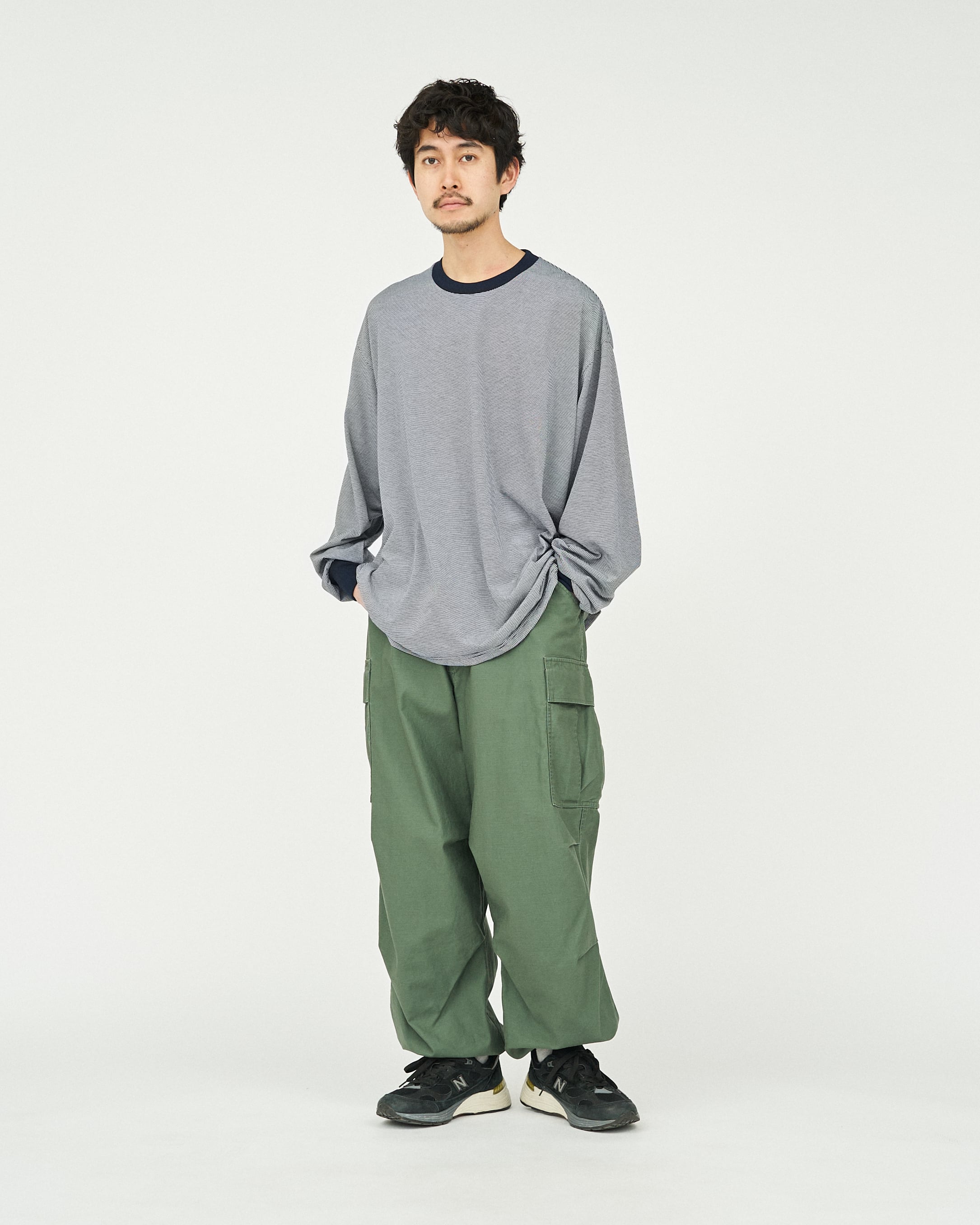 FreshService｜MICRO BORDER L/S TEE | 眠家オンラインストア