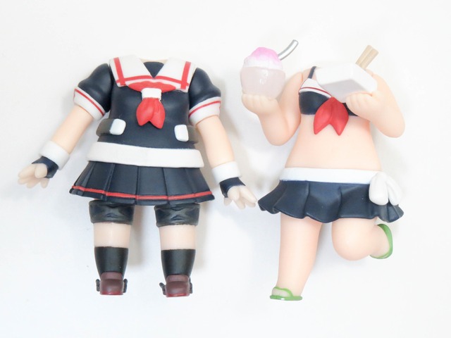 再入荷【695】 夕立改二 体パーツ 戦闘服と水着　ねんどろいど