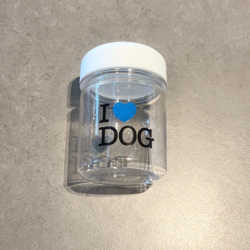 即納【PEBBLES】I LOVE DOG SNACK BOTTLE